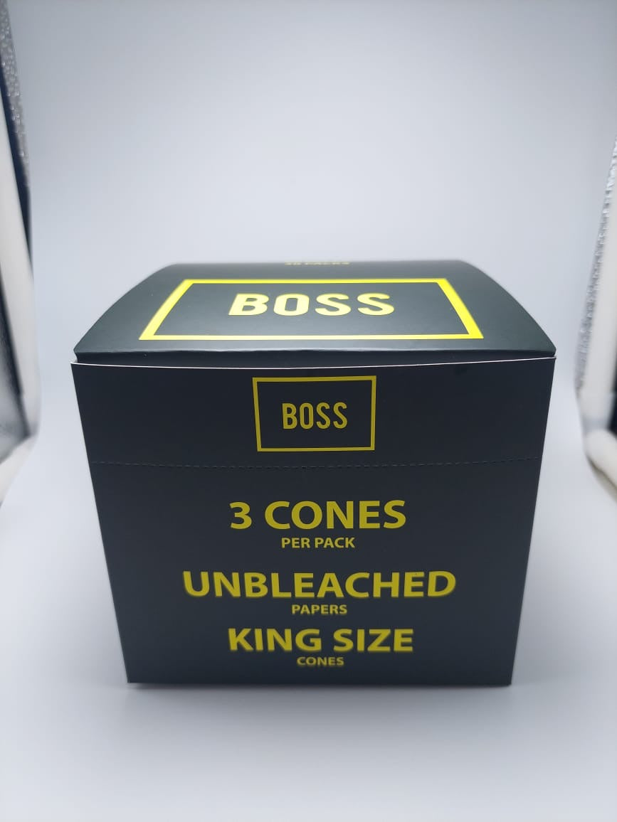 Box of King Size Cones